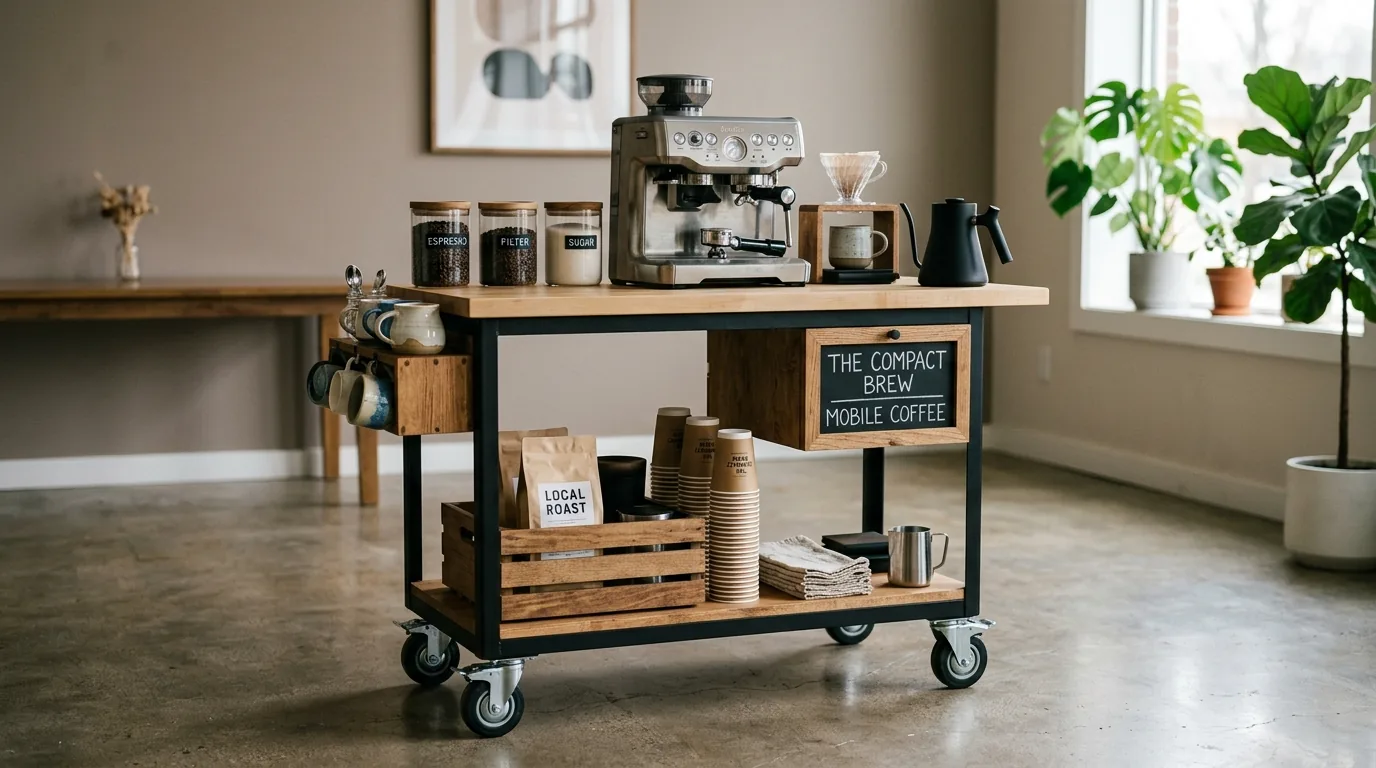 Keep cleaning supplies close but hidden